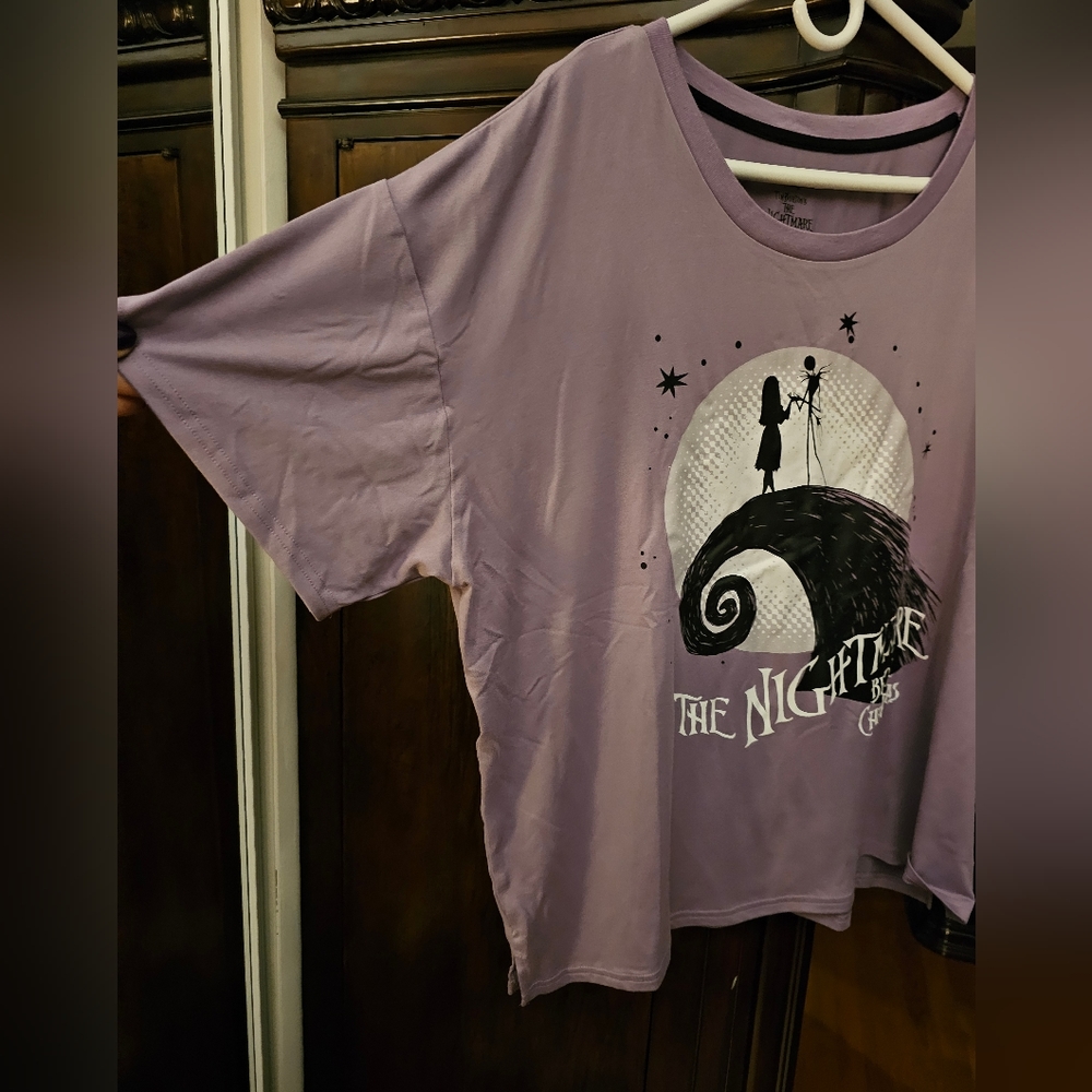 Disney's Nightmare Before Christmas Pajama Set size L Used Excellent condition - Picture 7 of 11
